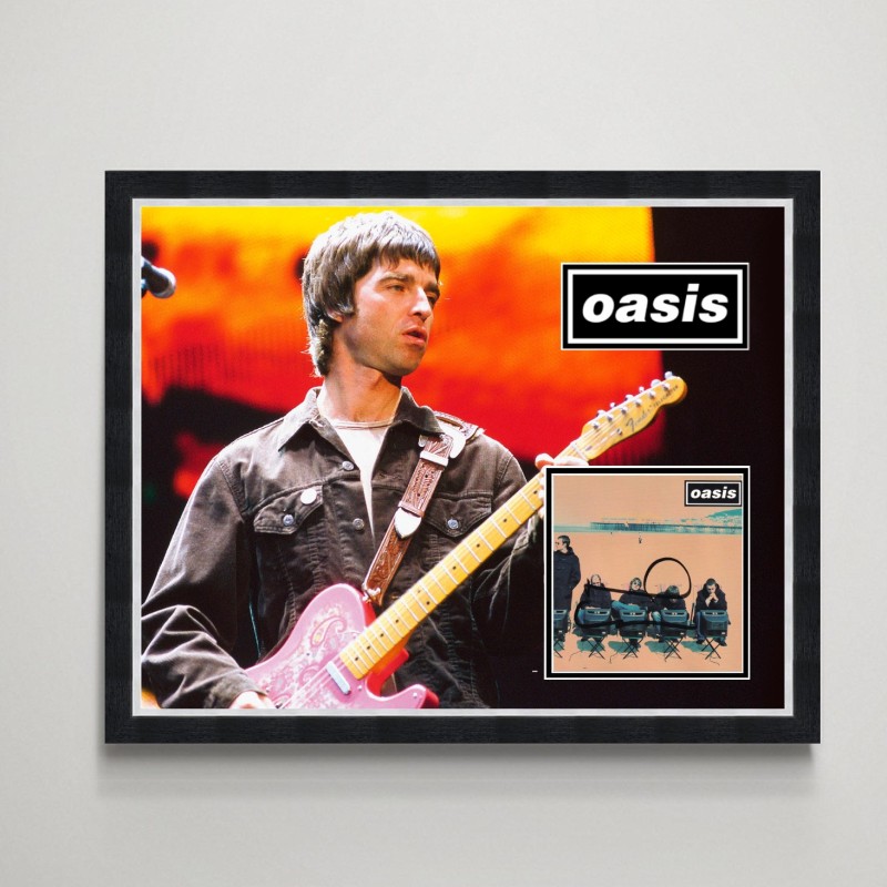 Noel Gallagher Oasis Firmato Inserto CD Display