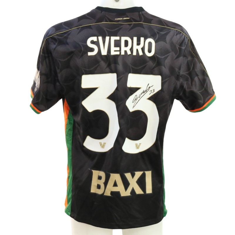 Sverko's Signed Unwashed Shirt, Venezia vs Empoli 2025