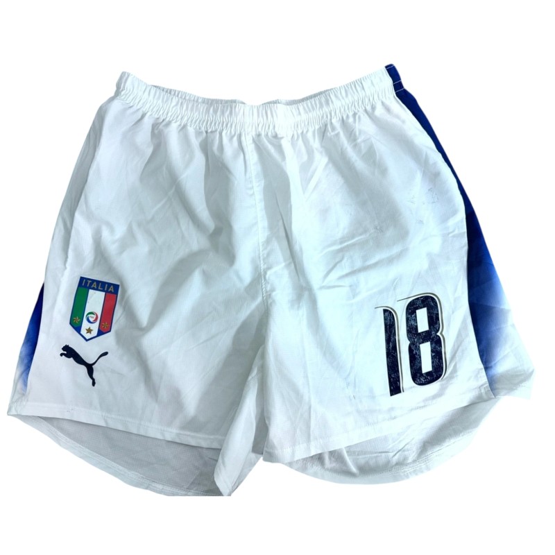 Inzaghi's Italy Match-Worn Shorts, FIFA World Cup 2006