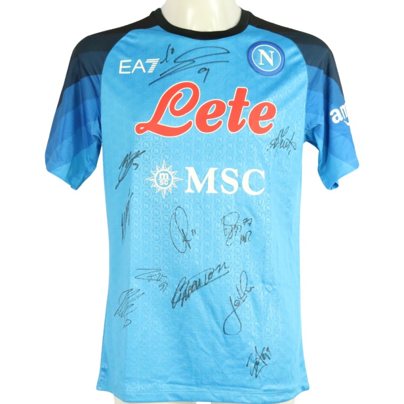 Napoli Official Shirt 2022/23 - Signed by the Players