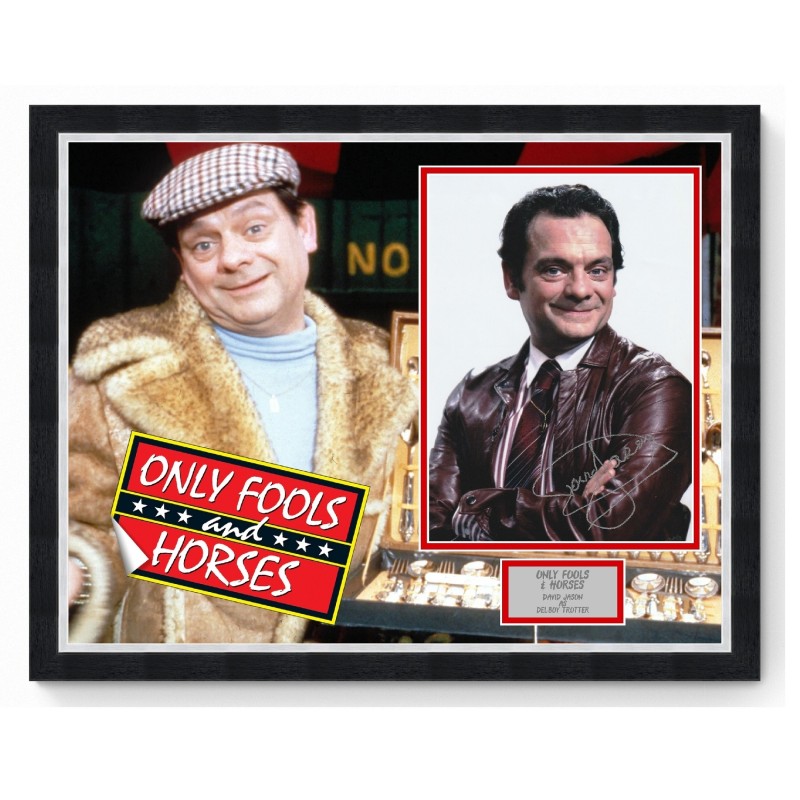 David Jason ha firmato Only Fools and Horses Display