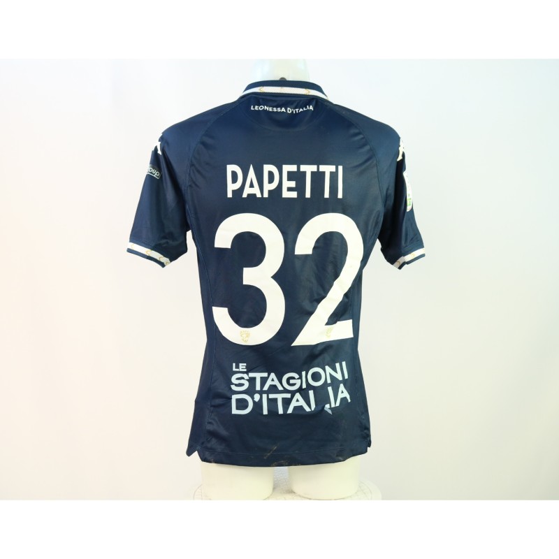 Papetti's Brescia vs Carrarese Unwashed Shirt, 2024