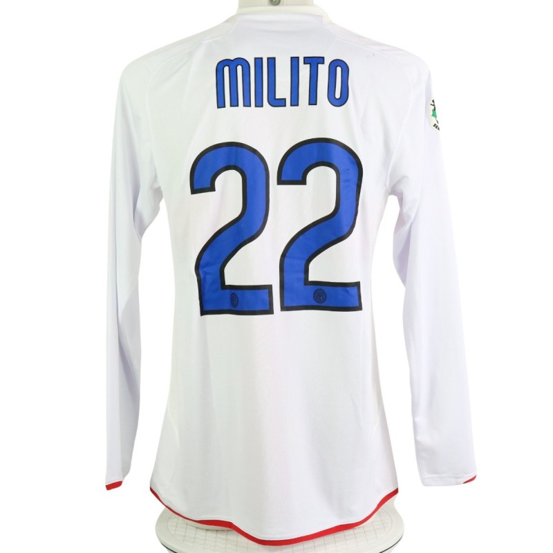 Milito's Match Shirt, Inter vs Lazio 2009