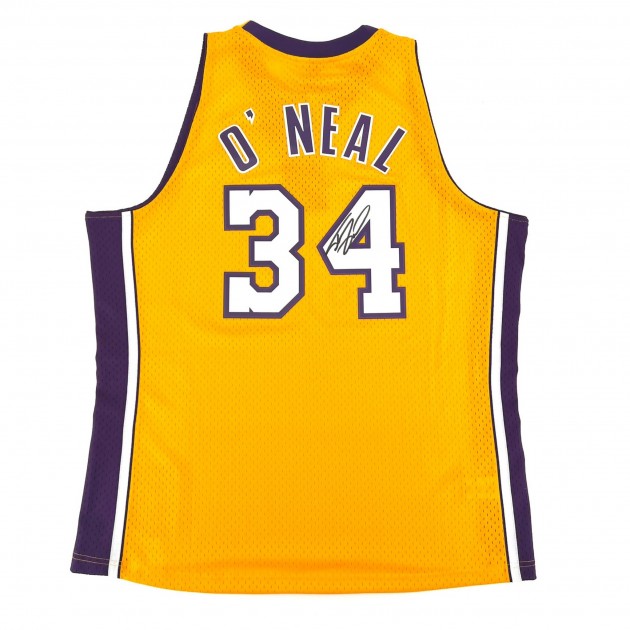 Shaquille O'Neal Signed Los Angeles Lakers Shirt - CharityStars