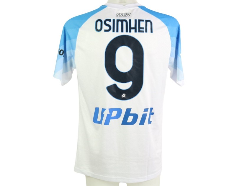 Osimhen's Napoli Match-Issued Shirt, 2022/23