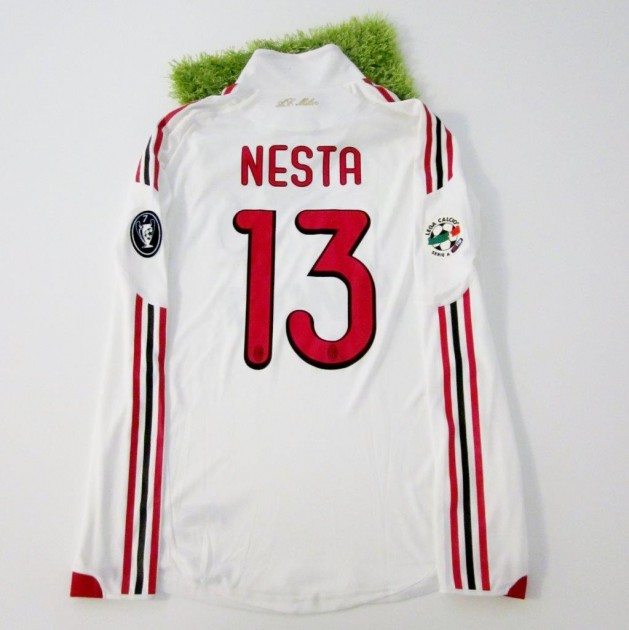 Nesta match issued/worn shirt, Milan, Serie A 2009/2010