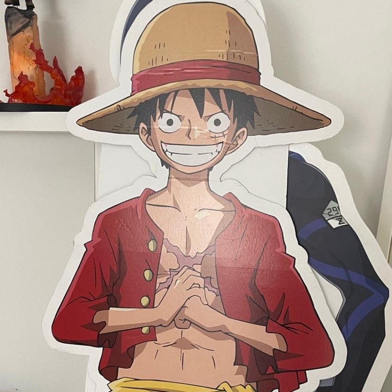 Cardboard Luffy - Signed by Voghelita