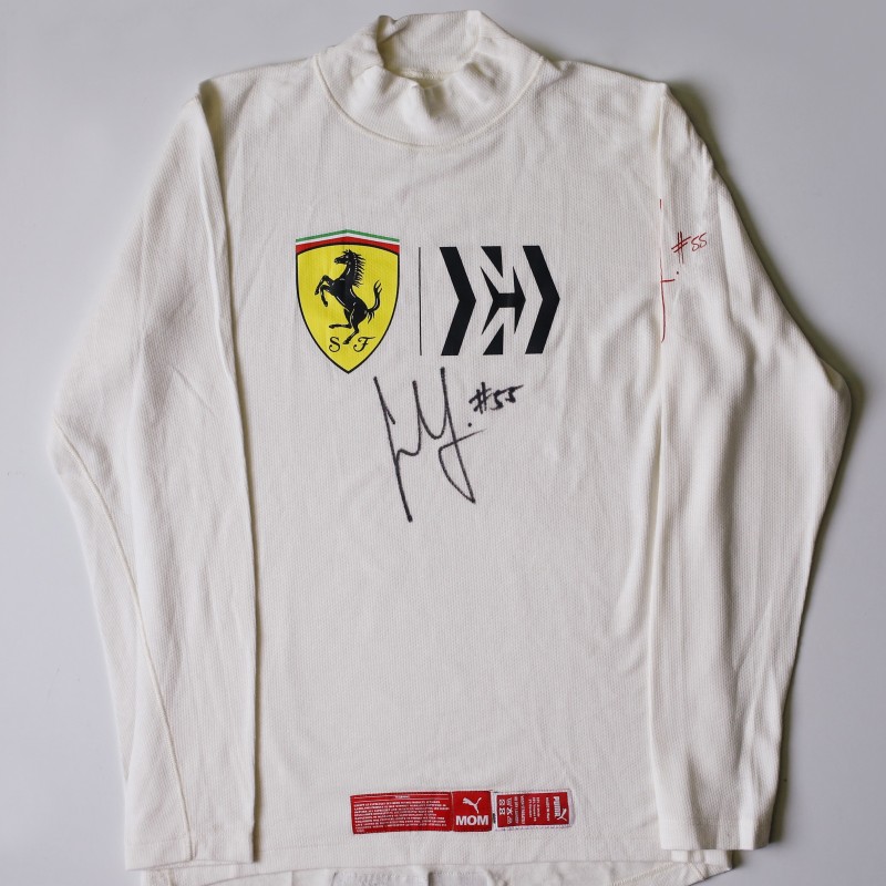 Signed Undersuits from Charles Leclerc and Carlos Sainz