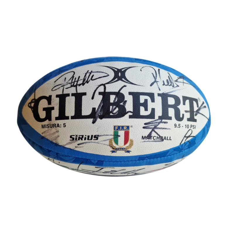 Official Rugby Gilbert Ball – FIR Italia – Six Nations 2023 – Signed by the National Team