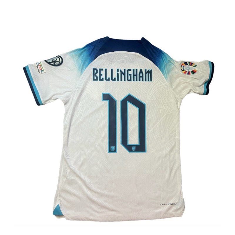Bellingham's Issued Shirt, England vs Itay 2023