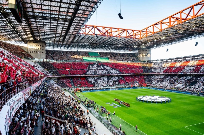 Enjoy the Champions League AC Milan-Inter Girona from the Orange Stand + Visit Casa Milan & Hospitality