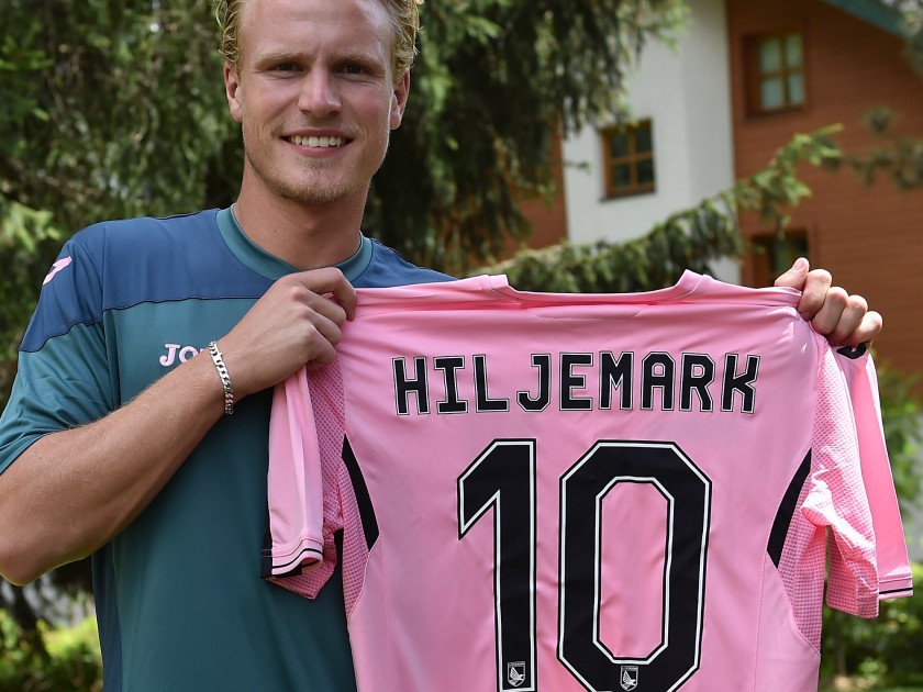Palermo shirt celebrating new player Hiljemark - signed