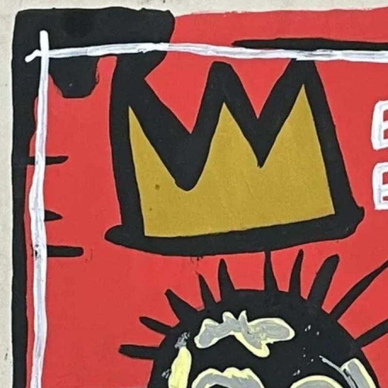 Drawing by Basquiat (attribuited)
