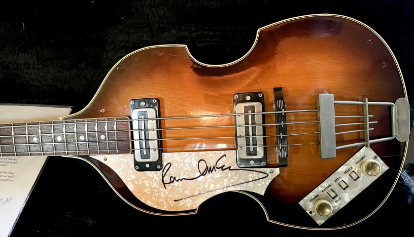Vintage Left Handed Hofner 500/1 Signed by Sir Paul McCartney 