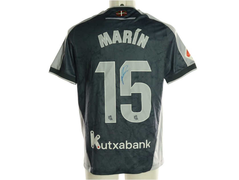 Maglia Marin Unwashed Girona vs Real Sociedad, 2026 - Autografata