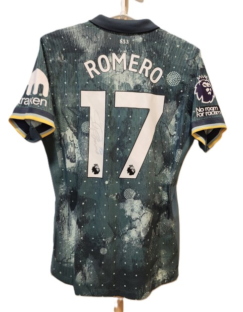 Cristian Romero's Tottenham 2024/25 Signed Match Worn Shirt vs Fulham