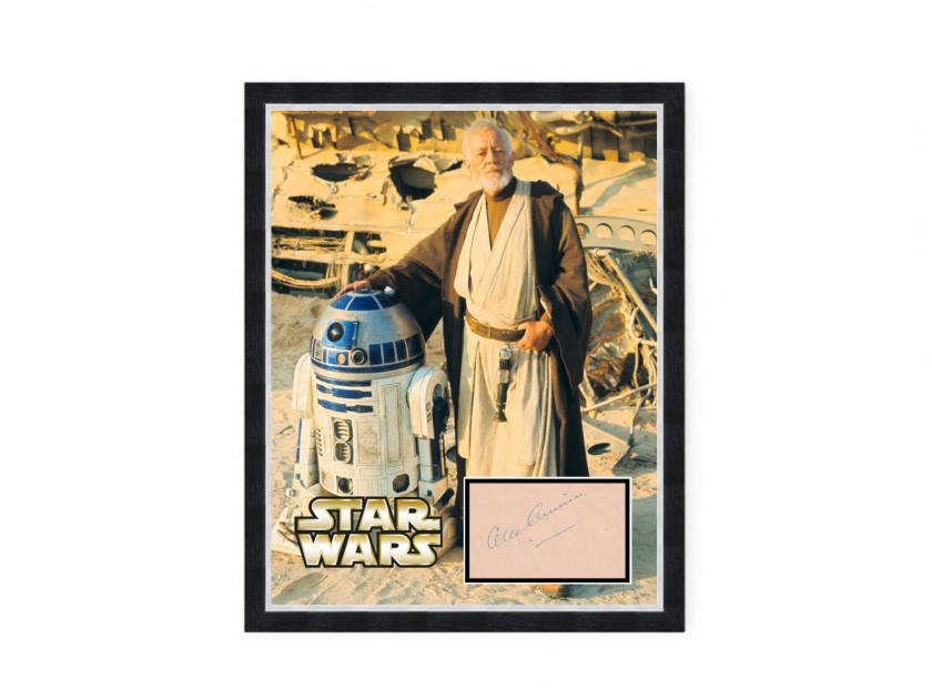 Alec Guinness Star Wars Signed Display