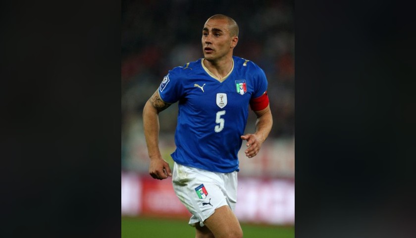 Cannavaro's Italy Match Signed Shirt, 2007/08