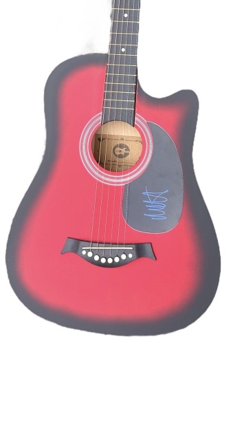 Matty Healy of 1975 Signed Acoustic Guitar