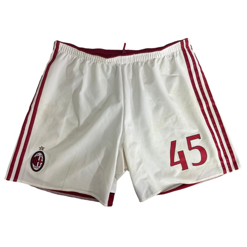 Balotelli's unwashed Shorts, AC Milan vs Sassuolo 2014