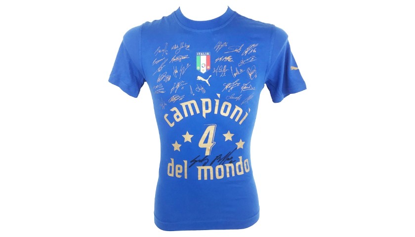 Buffon's Italy World Cup Winners 2006 Signed Shirt