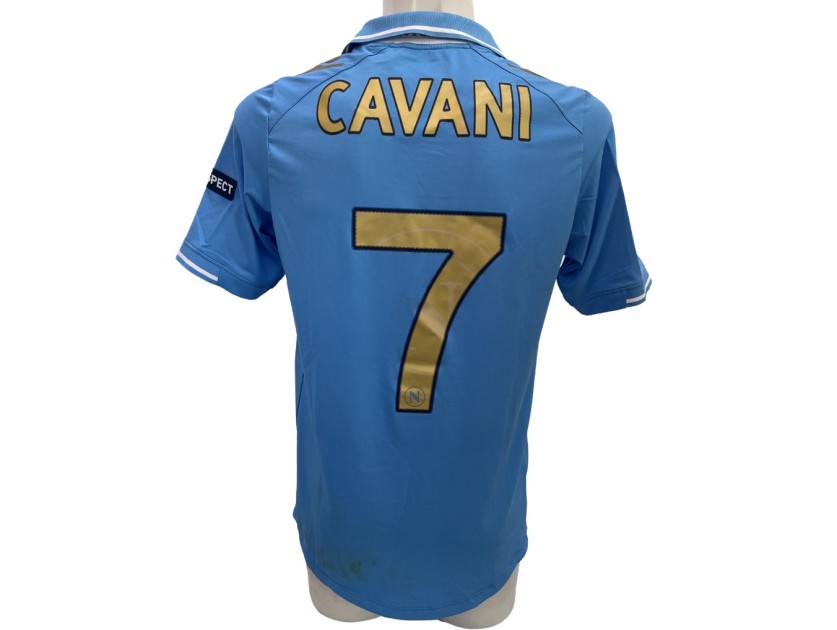Cavani's Napoli Unwashed Shirt, UCL 2011/12