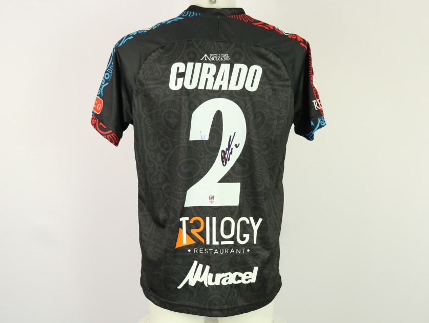 Curado's Unwashed Signed Shirt, Padova vs Catania - Coppa Italia Serie C 2024 Final