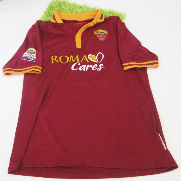 Totti Roma match shirt, Serie A 2013/2014 - signed