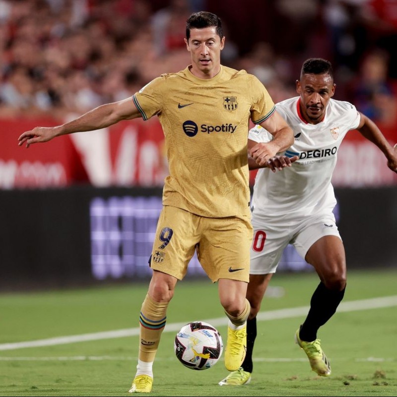 Lewandowski's Unwashed Shirt, Sevilla vs Barcelona 2022