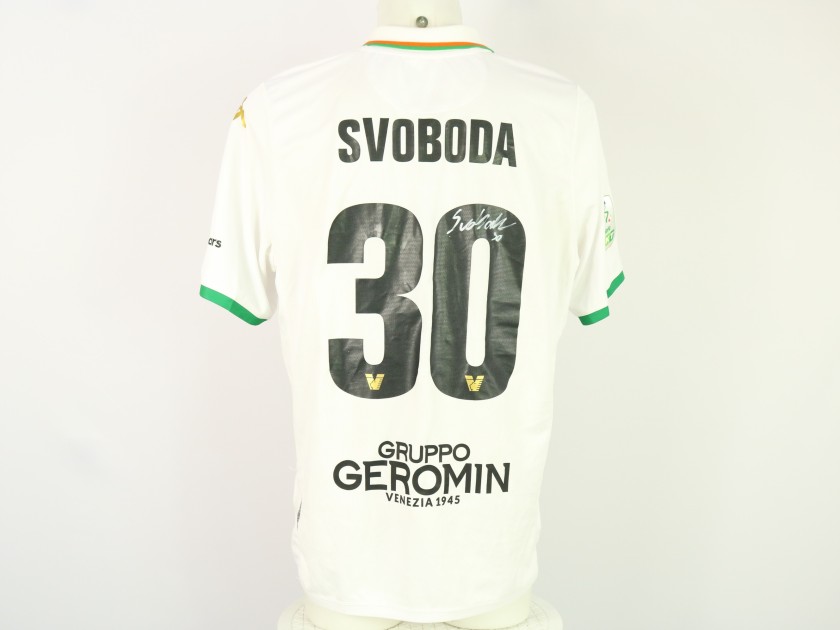 Svoboda's Unwashed Shirt, Ascoli vs Venezia 2024 - Autografata