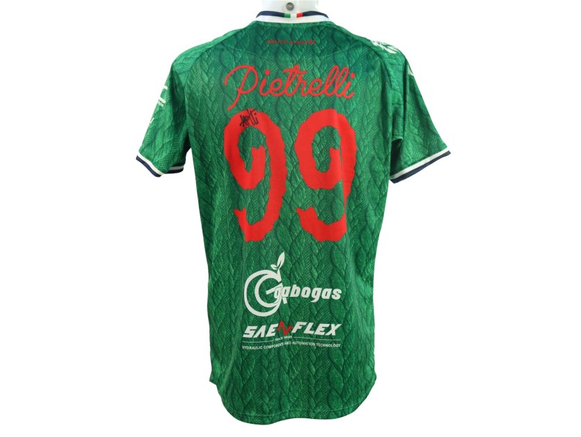 Pietrelli's Signed Unwashed Shirt, "Special Edition" Feralpisalò vs Triestina 2024