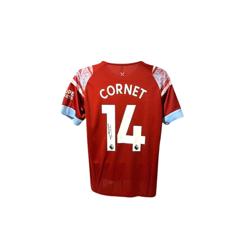 Maxwel Cornet's West Ham 2022/23 Signed Replica Shirt
