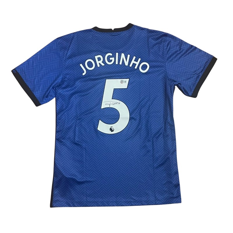 Maglia replica firmata da Jorginho per il Chelsea FC 2020/21