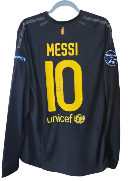 Messi's Chelsea vs Barcelona Signed Match-Issued Shirt, UCL 2012