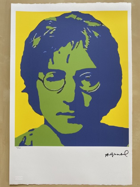 Andy Warhol Signed "John Lennon" 