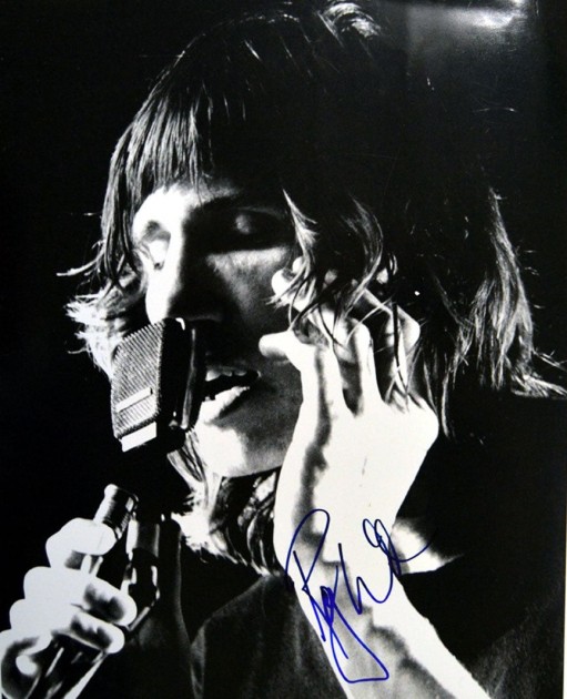 Roger Waters of Pink Floyd Signed Live Vintage Photo