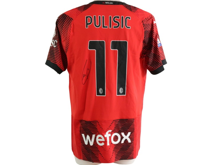 Maglia Authentic Pulisic Milan 2023/24 - Autografata