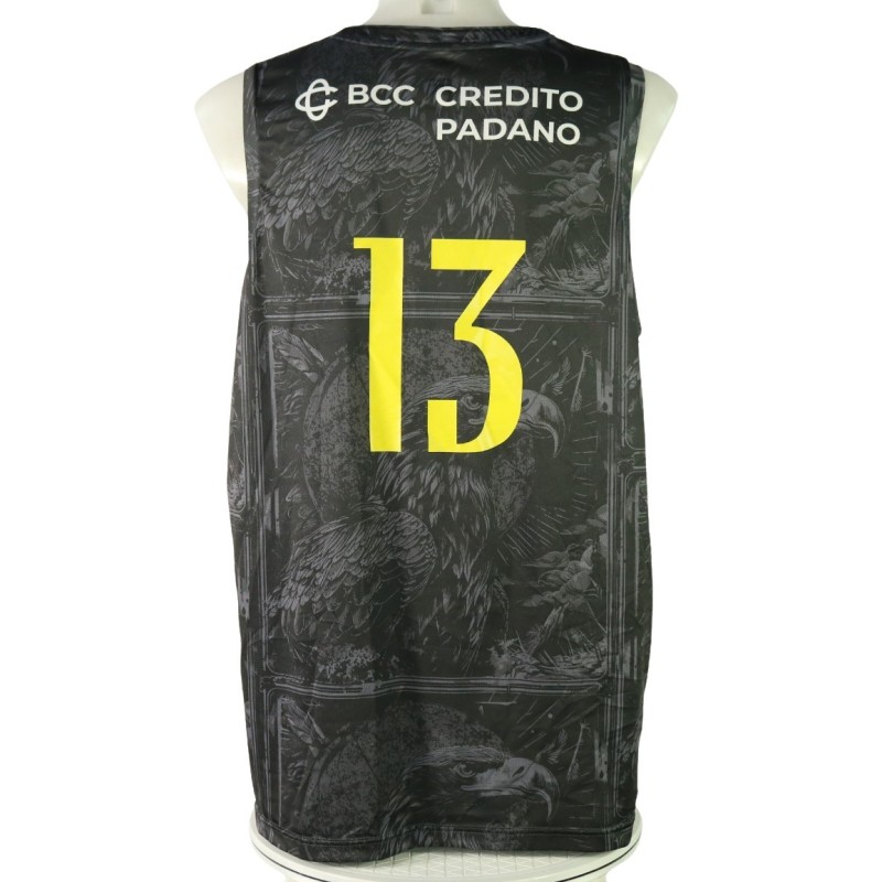 Completo Lacey Vanoli Basket Cremona, unwashed Pre-Season 2024/25 - Autografato