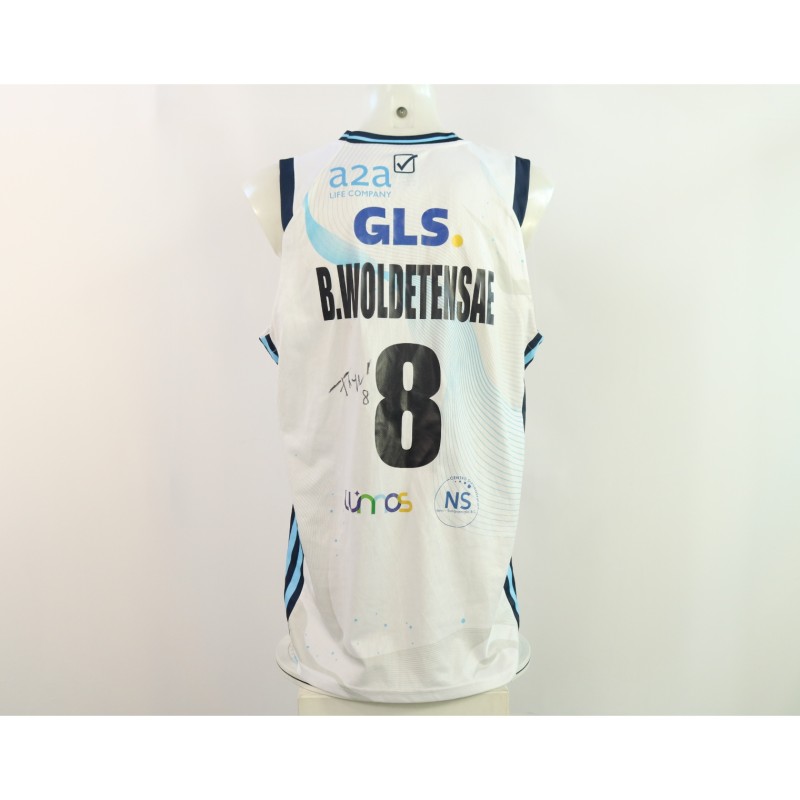 Completo Woldetensae Unwashed Trapani vs Napoli Basket 2024 - Autografato