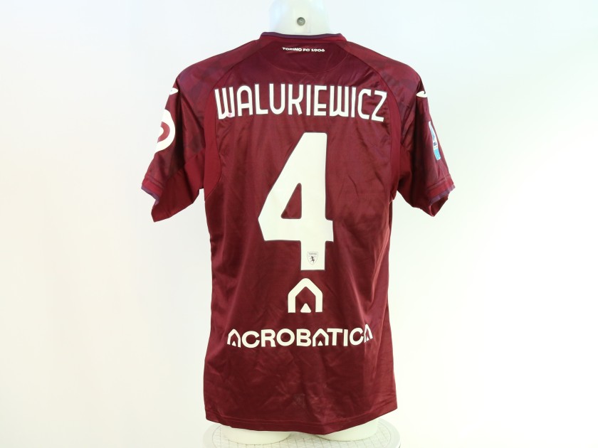 Walukiewicz's Torino vs Fiorentina Unwashed Shirt, 2024