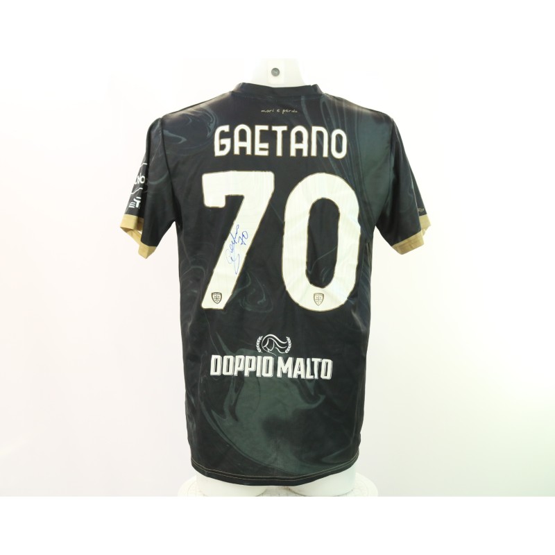 Gaetano's Signed Unwashed Shirt, Lazio vs Cagliari 2024