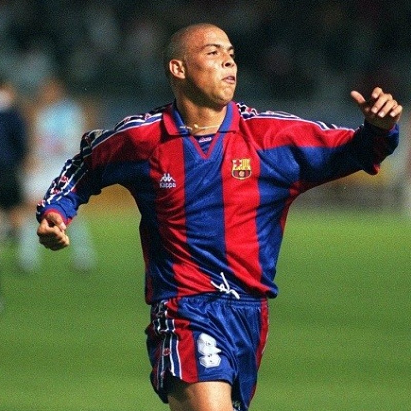 Ronaldo's Official Barcelona Signed Shirt, 1996/97