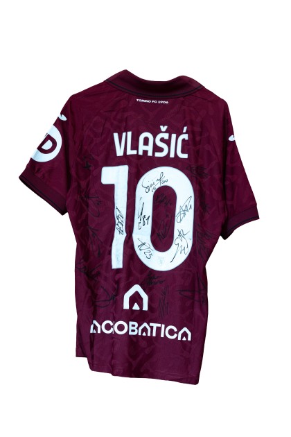 Vlašić's Torino Official Shirt, 2025/26 - Signed by the Team