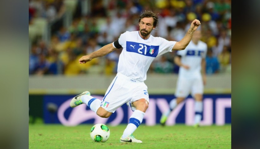 Pirlo's Official Italy Signed Shirt, 2012 