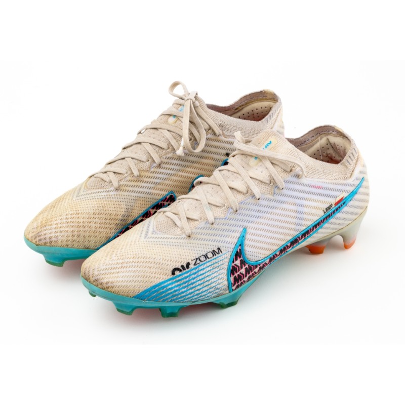 Robert Lewandowski's FC Barcelona 2023 Match Worn Boots, vs CA Osasuna