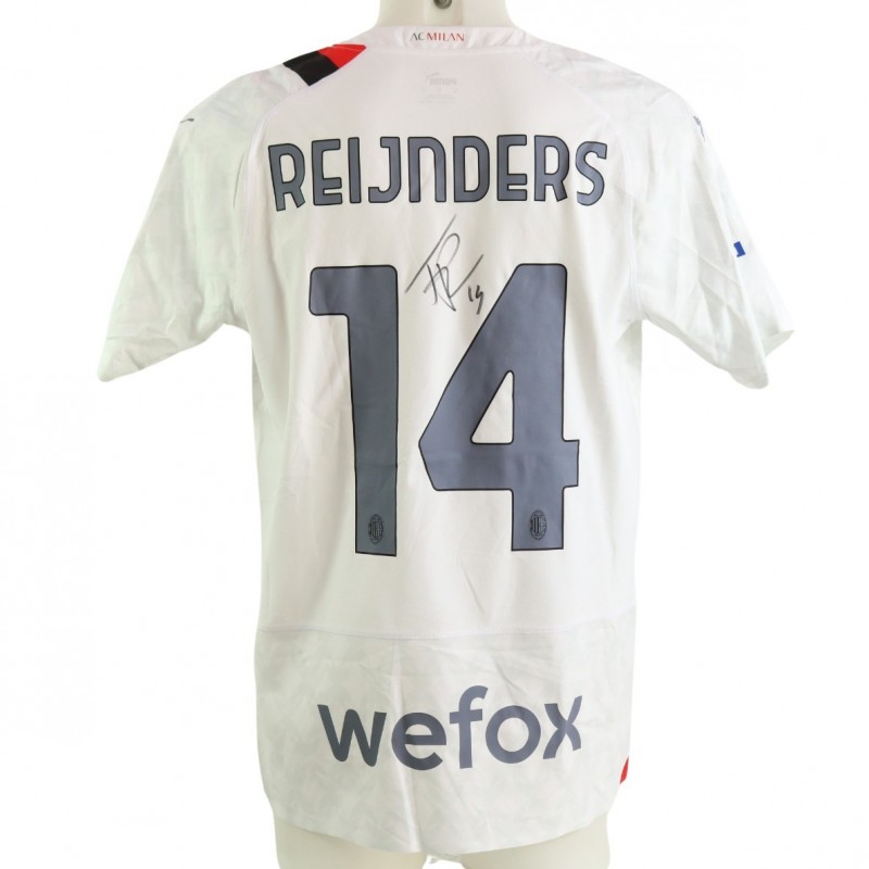 Authentic Reijnders AC Milan Signed Shirt, 2023/24