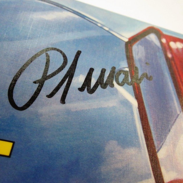 Enzo Ferrari book "Piloti, che gente.." signed by Piero Ferrari