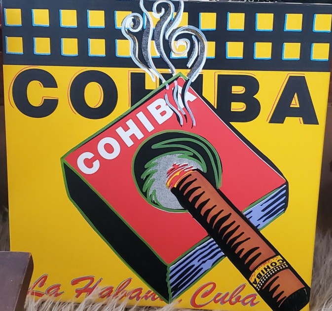"Cohiba" by Steve Kaufman