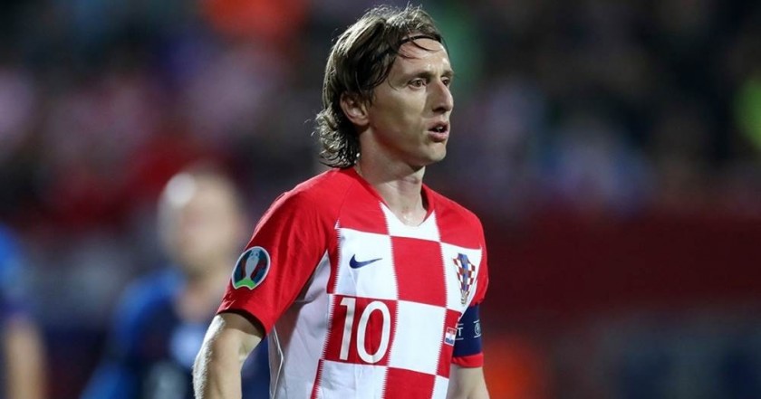 Luka Modric Signed Official Croatia National Team Shirt, 2020