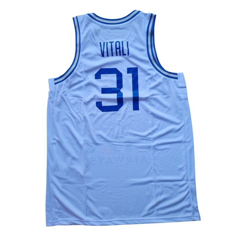 Luca Vitali's Italia Basket Match-Issued Jersey